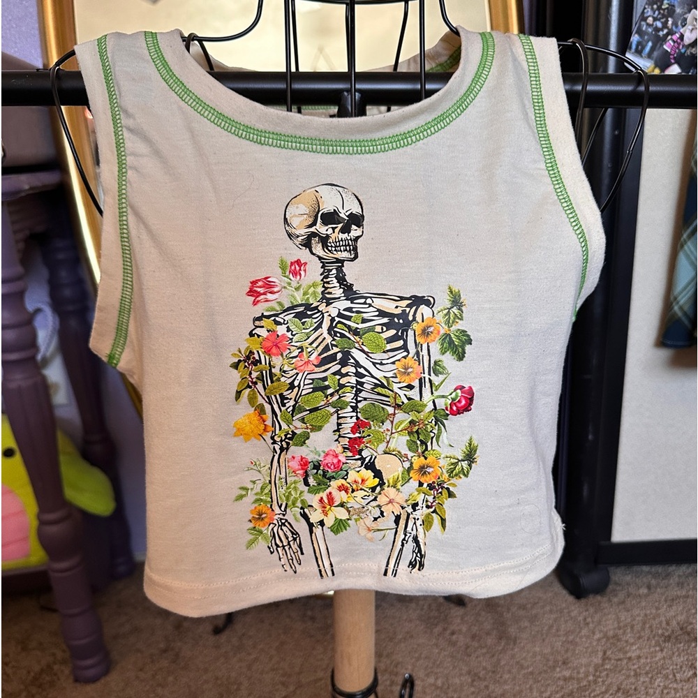 skeleton tank top